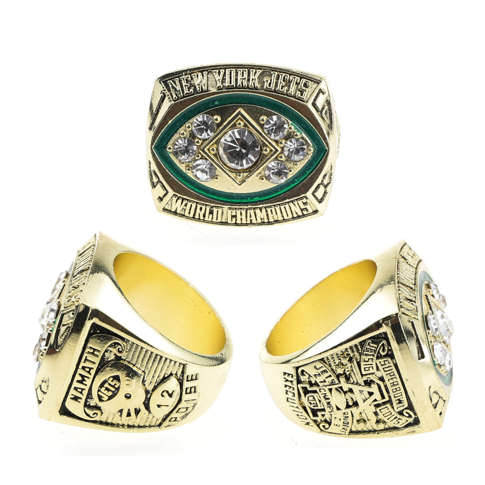 1968 New York Jets NFL National Football Championship Ring