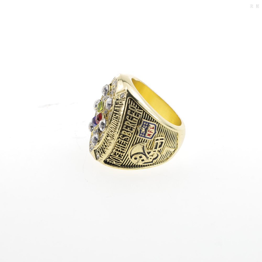 2008 Pittsburgh Steelers S Bowl NFL Championship Ring Custom Name And Number Men\'s Sports Jewelry