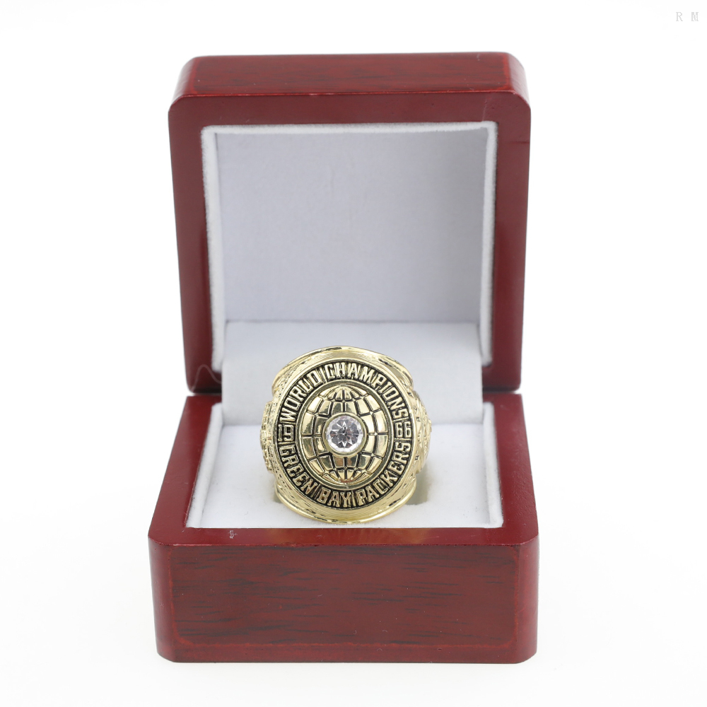 1966 Green Bay Packers Football Championship Ring Europe And America Popular Memorial Nostalgic Classic Ring