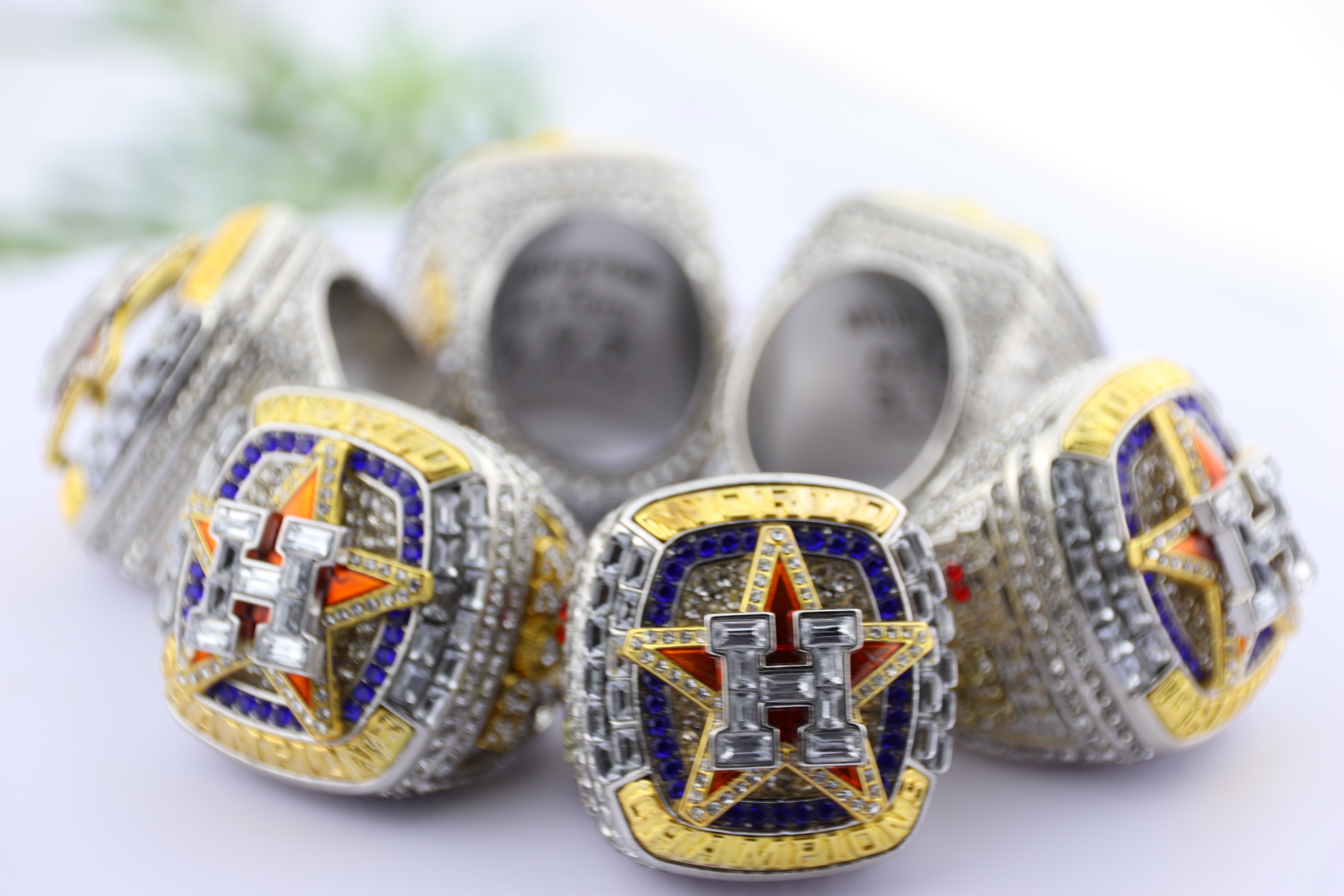 ML B 2023 Houston Astros Championship Ring Alloy Double Color Plated Fan Ring Sports National championship Men Ring
