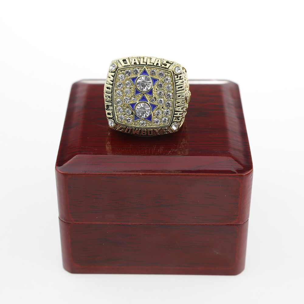 Custom Youth Men Sports Champion Ring NFL Superbowl Football Championship Rings 1977 Dallas Cowboys Ring