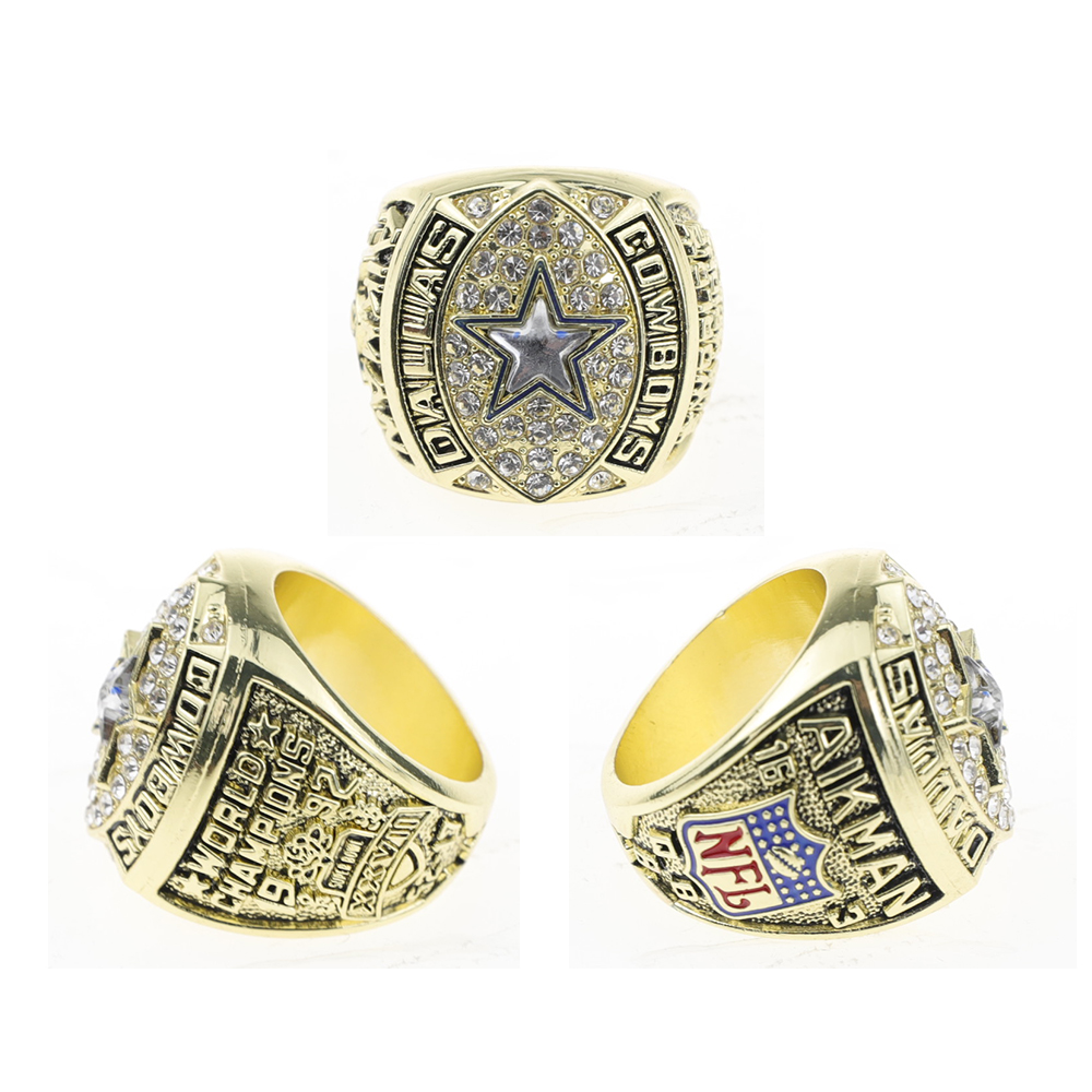 Wholesale 1992 Super Bowel Custom Championship Rings NFL Dallas Cowboys Rings